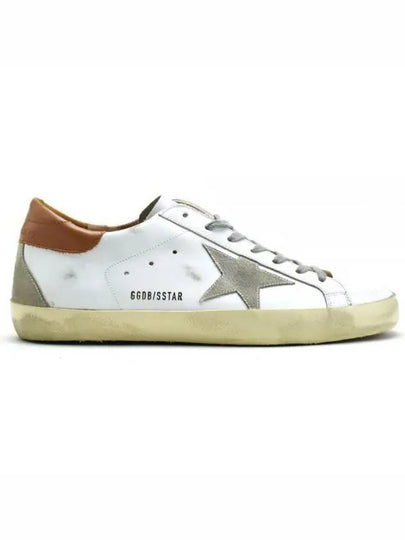 Superstar Brown Tab Sneakers White - GOLDEN GOOSE - BALAAN 2