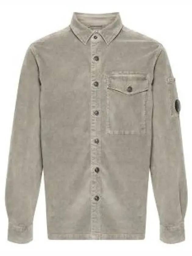 Lens Detail Long Sleeve Shirt Beige - CP COMPANY - BALAAN 2