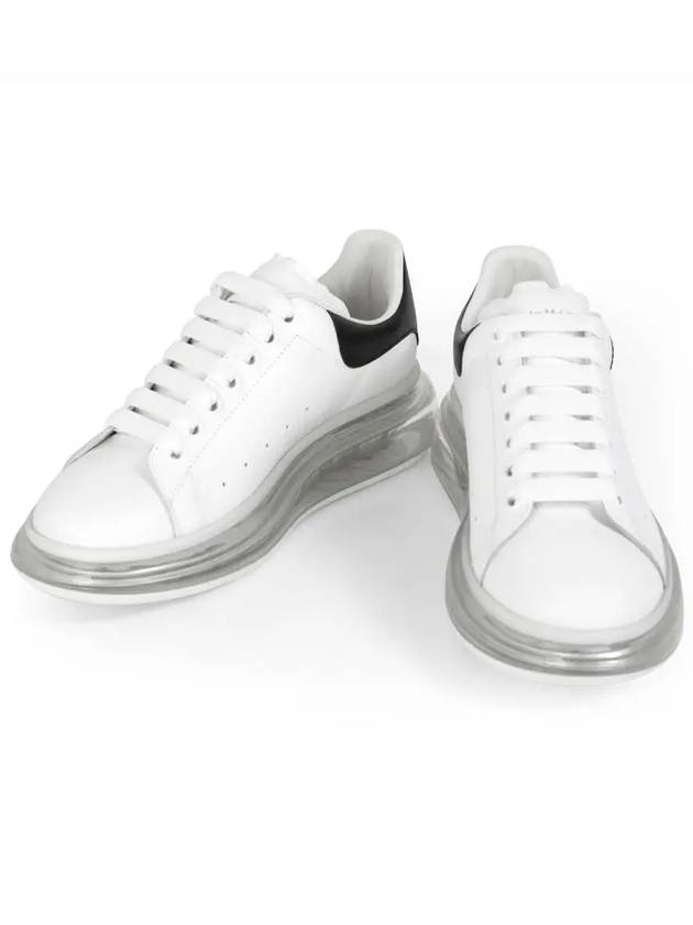 Air Oversole Low Top Sneakers Black White - ALEXANDER MCQUEEN - BALAAN 4