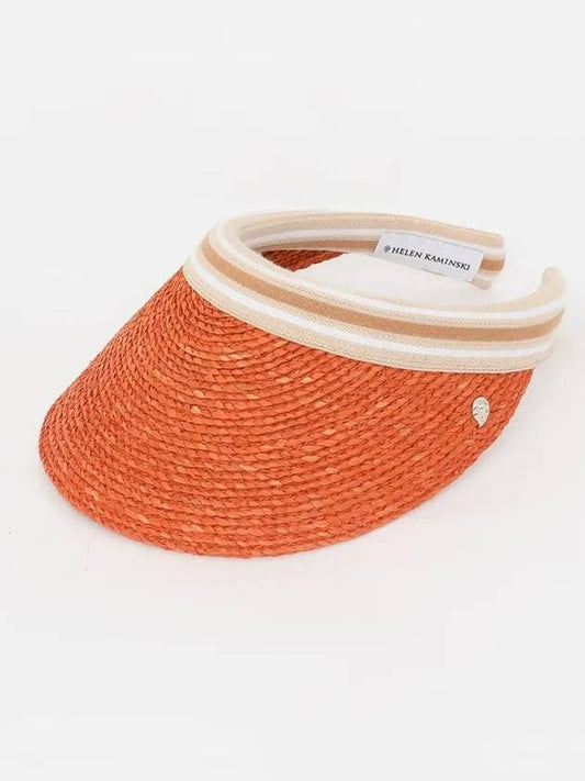 24SS HAT50265 SUNSET NOUGAT STRIPE sun cap - HELEN KAMINSKI - BALAAN 2