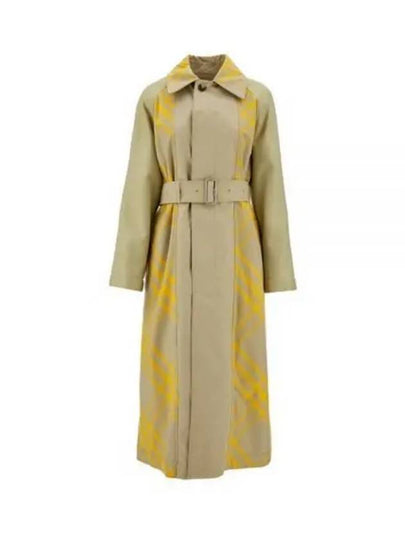 Check Belted Trench Coat Beige - BURBERRY - BALAAN 2