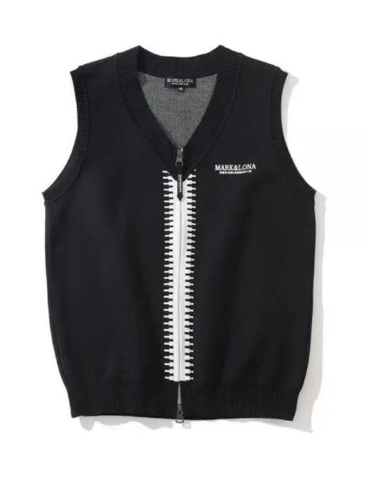 CD8 ZJV MCM 3A AB50 Men s Knit Zip up Vest - MARK & LONA - BALAAN 1