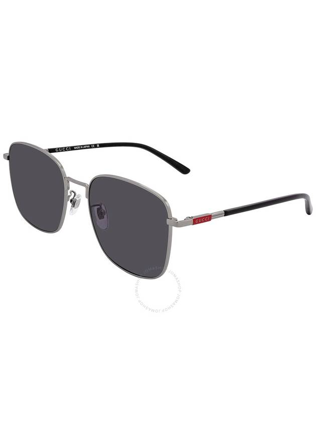 Sunglasses GG1350S 001 RUTHENIUM BLACK GRAY - GUCCI - BALAAN 4