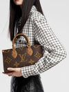 Women s On the Go East Logo Leather Top Handle Cross Bag Brown 46653 - LOUIS VUITTON - BALAAN 8