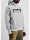 Dab logo print hooded sweatshirt gray DPH 2015 - GALLERY DEPT. - BALAAN 4