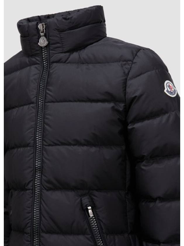 Kids Abelle Hooded Shearling Down Padding Black - MONCLER - BALAAN 6