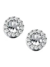 MKC1033AN040 MK logo stud silver earrings - MICHAEL KORS - BALAAN 2