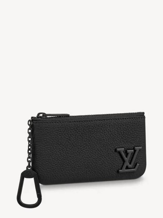 LV Aerogram Key Pouch Black - LOUIS VUITTON - BALAAN 2