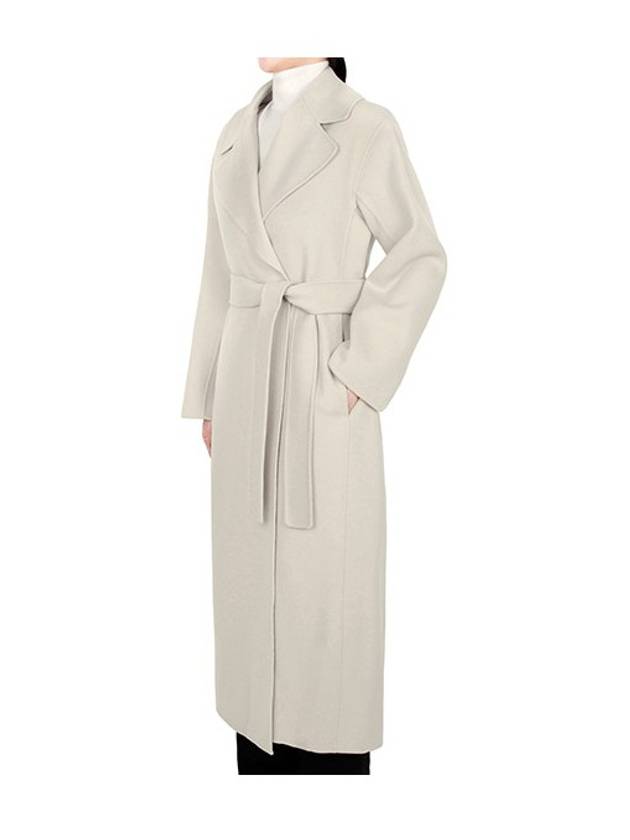 Olivia Wool Single Coat Ecru - MAX MARA - BALAAN 2