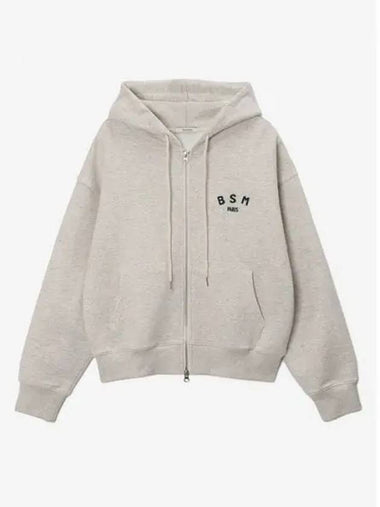 BSM SMALL LOGO ZIP UP OATMEAL - BENSIMON - BALAAN 1