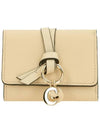 Alphabet Small Half Wallet Beige - CHLOE - BALAAN 3