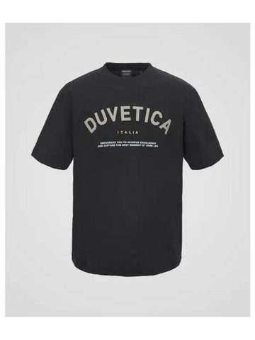 Reserve No 5 M Black Men s Short Sleeve T Shirt - DUVETICA - BALAAN 1