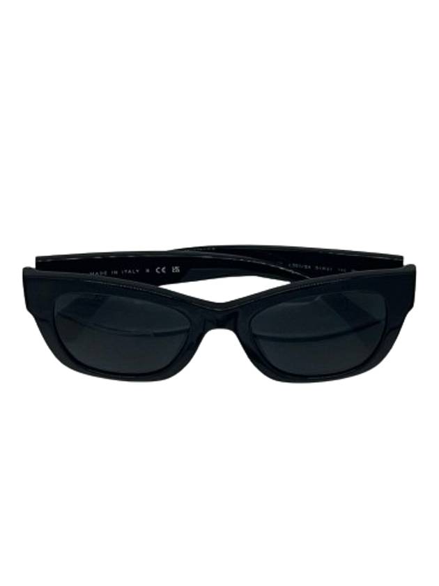 Eyewear Heart Logo Square Sunglasses Black - CHANEL - BALAAN 3