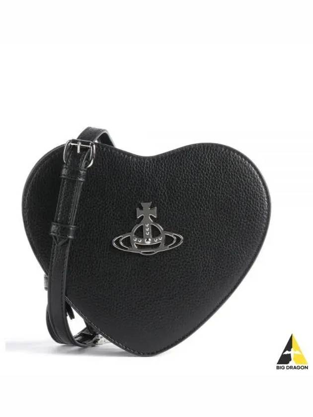 Louise Heart Cross Bag Black - VIVIENNE WESTWOOD - BALAAN 2