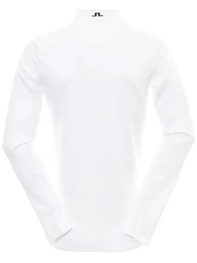 Tech Bridge Layer Half Zip Up Long Sleeve T-Shirt White - J.LINDEBERG - BALAAN 4