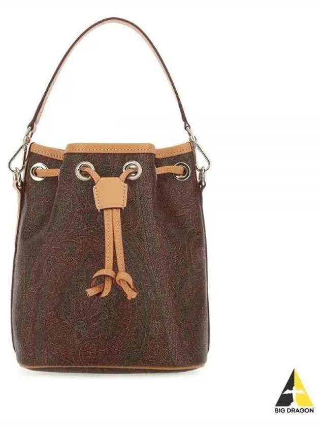 Paisley Mini Bucket Bag Brown - ETRO - BALAAN 2