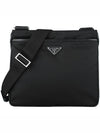 Pocono Saffiano Messenger Bag Black - PRADA - BALAAN 3