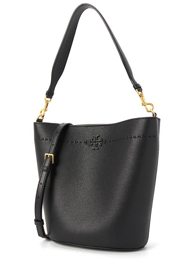 McGraw Logo Bucket Bag Black - TORY BURCH - BALAAN 3