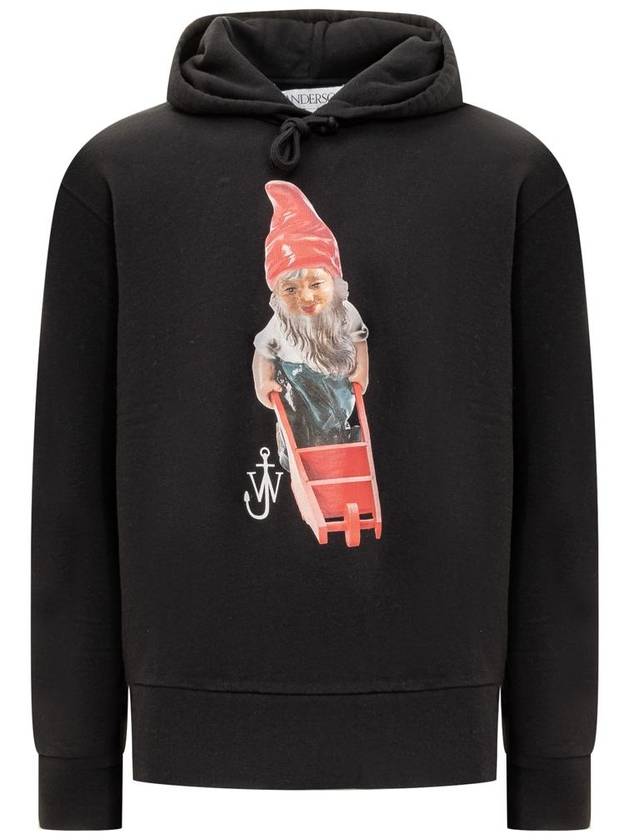 Gnome Print Hoodie Black - JW ANDERSON - BALAAN 2