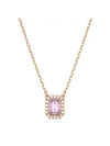 Millenia Necklace Octagon Cut Purple Rose - SWAROVSKI - BALAAN 1