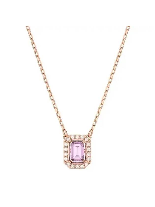 Millenia Necklace Octagon Cut Purple Rose - SWAROVSKI - BALAAN 1