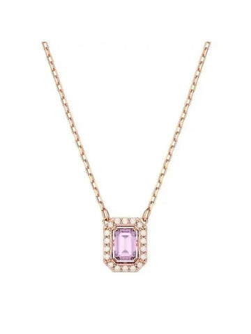 Millenia Necklace Octagon Cut Purple Rose - SWAROVSKI - BALAAN 1