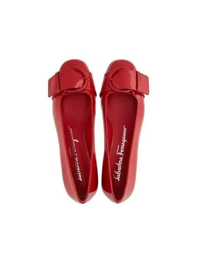 FERRAGAMO Gancini Strap Patent Leather Pumps Heels 0751005 002 - SALVATORE FERRAGAMO - BALAAN 2