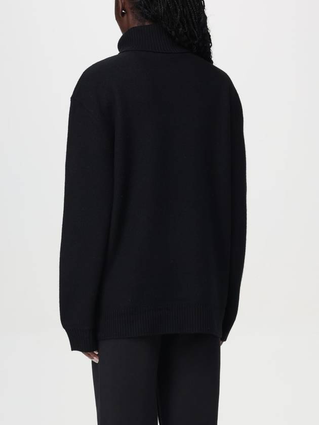 Logo Knitted Wool Turtleneck Black - A.P.C. - BALAAN 3