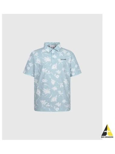 TRAVISMATHEW Men s Pattern Print T Shirt Light Blue - TRAVIS SCOTT - BALAAN 1