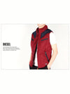 Men WEMIL denim washing color combination vest 40G - DIESEL - BALAAN 3