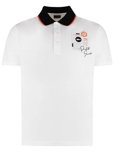 Paul & Shark Short Sleeve Cotton Polo Shirt - PAUL & SHARK - BALAAN 1