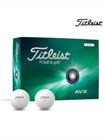 AVX White Golf Ball Domestic Product GQ5524072626896 - TITLEIST - BALAAN 1