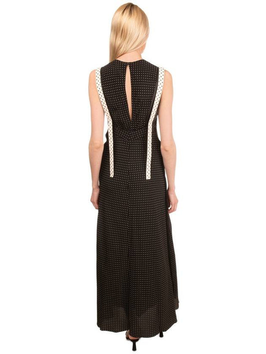 Dot twopiece dress in silk material in size XS from the luxury brand collection - CALVIN KLEIN - BALAAN 2