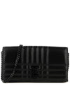 Women's Lola Detachable Strap Quilted Leather Long Wallet Black - BURBERRY - BALAAN 2