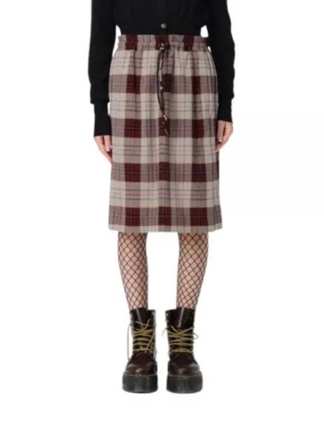 Kilt Check Midi A-Line Skirt Red - VIVIENNE WESTWOOD - BALAAN 2