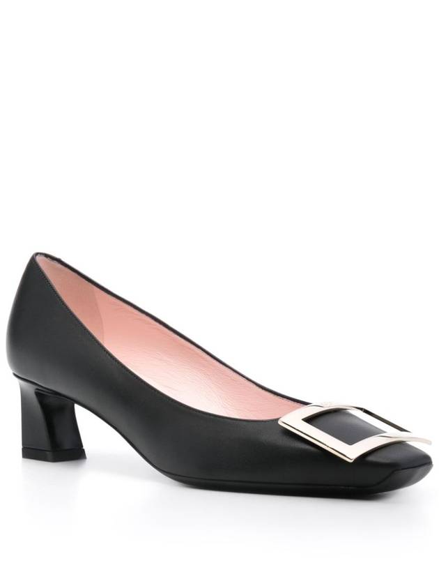 Trompette Metal Buckle Pumps Black - ROGER VIVIER - BALAAN 5