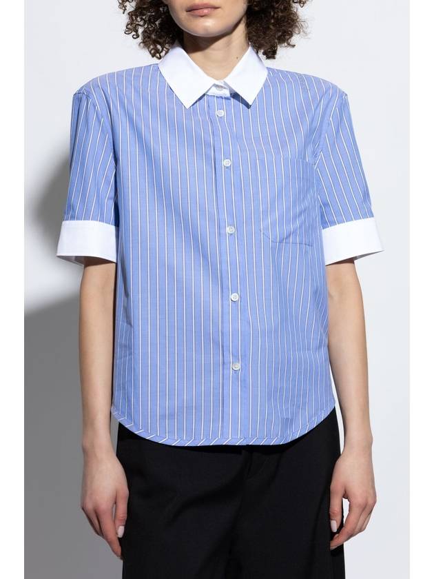 Marni Striped Shirt, Women's, Blue - MARNI - BALAAN 3