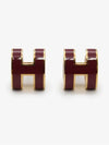 Pop H Mini Earrings Rose Gold - HERMES - BALAAN 3