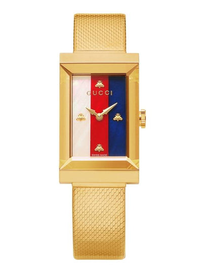 G-Frame Mesh Watch Gold - GUCCI - BALAAN 2