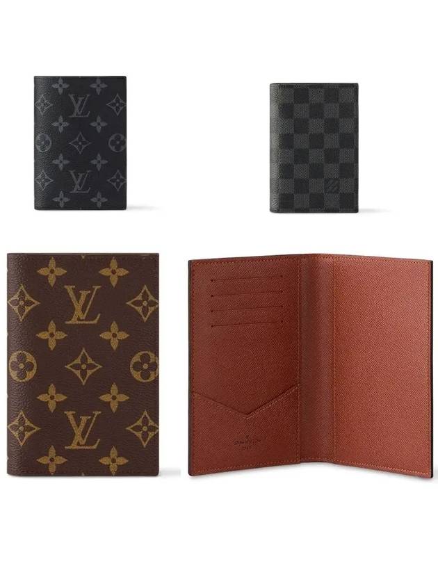 Logo Damier Canvas Passport Wallet Grey - LOUIS VUITTON - BALAAN 2