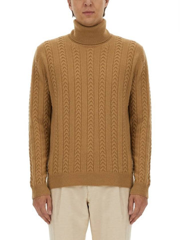 WOOL AND CASHMERE SWEATER - HUGO BOSS - BALAAN 1