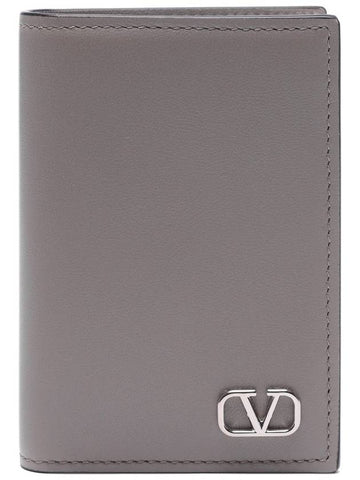 Men's V Logo Half Wallet - VALENTINO - BALAAN 1