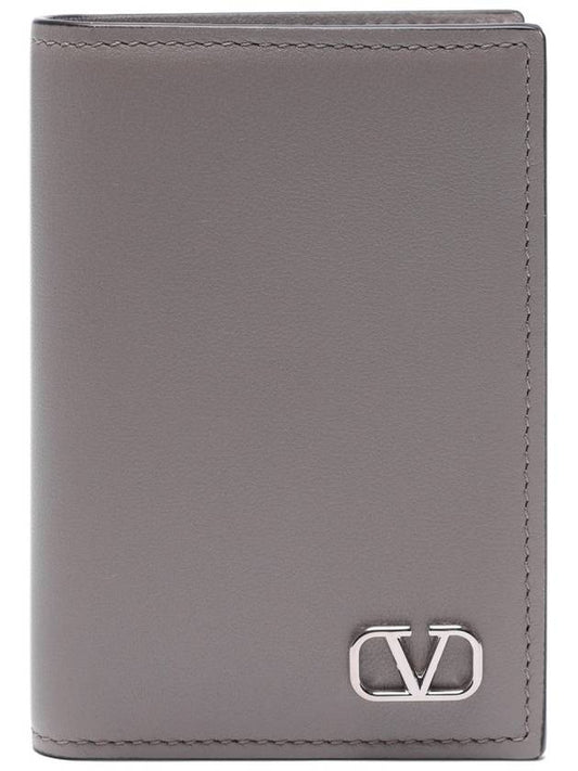 Men's V Logo Half Wallet - VALENTINO - BALAAN 1