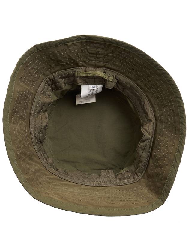 Hidden Pocket Nylon Bucket Hat Dark Green - TEN C - BALAAN 6