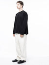 Men s M243TP01WH Bunto Slit Long Sleeve T Shirt Black - CHANCE'S NOI - BALAAN 5