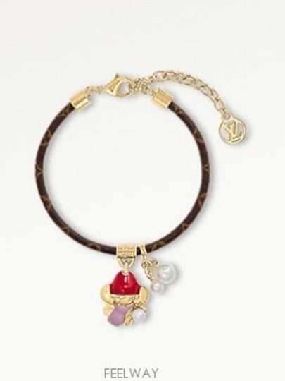 Vivienne Snow Bracelet Gold Brown - LOUIS VUITTON - BALAAN 2