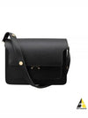 Trunk Medium Calfskin Shoulder Bag Black - MARNI - BALAAN 2