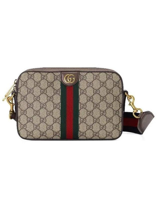 Ophidia GG Cross Bag Brown - GUCCI - BALAAN 1