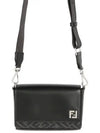 FF Squared Compact Shoulder Bag Black - FENDI - BALAAN 2