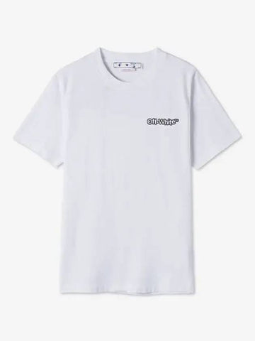 Off White Refurbished Logo Print Short Sleeve T Shirt OMAA027S22JER018110 - OFF WHITE - BALAAN 1